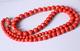 100gr Momo Coral Necklace Undyed Coral Beads Gold Clasp 18k