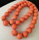 105.8 Gramm 12mm-13.8 Large Natural Coral Bead Coral Necklace