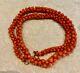 12 Gifts 4 Christmas Antique Salmon Coral Necklace 18g Knuckle Bone Beads Rare