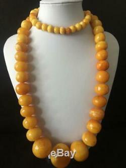 159 Gram Huge natural butterscotch amber bead amber necklace