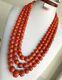 294g Original Antique Undyed Ukrainian Coral Necklace Beads