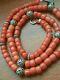 41g Original Antique Undyed Coral Necklace Beads