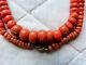 48 G Natural Untreated Old Italian Coral Necklace