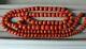 49gr Antique Red Coral Necklace Natural Undyed Beads