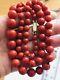 50 Gram Antique Natural Red Coral Beads Natural Coral Necklace Gold