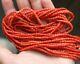 69gr Coral Strands For Necklace Natural Undyed Red Coral Beads