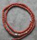 Antique 30gr Original Undyed Natural Red Coral Genuine Beads Necklace Salmon Old