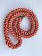 Antique Rare Victorian Salmon Red Coral Cluster Necklace Cca 1880 15.75 25g