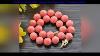 Analysis S2464 Huge 17 16mm Natural Pink Round Coral Bead Necklace Cz