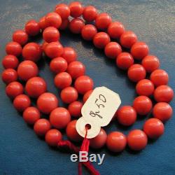 Angelskin Coral Necklace Natural Handamade Ball Size 8mm to 10mm Quality AAA