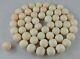 Antique Angel Skin Coral Necklace Beads Lot 11-12mm Chinese Carved Floral 54 Pc