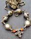 Antique Berber Amazir Necklace C1920 Tuareg Cross Glass Coral Beads