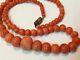 Antique Old Authentic Undyed Coral Beads 30.5 Gram Necklace Natural Rare M1089