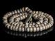 Antique Silver-inlaid Black Coral Prayer Beads From Yemen P Bcsi 6
