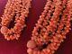 Antique Victorian Red Carved Coral Necklace
