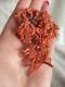 Coral Necklace Vtg Red Mediterranean Branch Beaded Genuine Collar Natural Rare