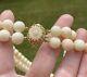 Estate Vintage Blush Angel Skin Coral 14k Gold Bead Necklace 10mm 138gr 19
