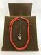 Gucci Gucci Anger Forest Bulls Top Necklace Coral Beads Sv925 Silver