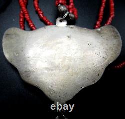 Genuine Coral Tibetan Vintage Necklace