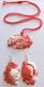 Gorgeous Carved Salmon Coral Necklace & Coral Rose Earrings. Necklace -16-26