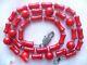 Huge Antique Soviet Ussr Women's Jewelry Necklace Natural Coral Beads Jewelry