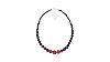 Jay King Black Agate And Red Coral Bead Necklace