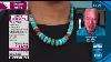 Jay King Campitos Turquoise And Red Coral Bead Necklace