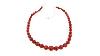 Jay King Faceted Red Coral Bead 18 Necklace