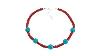 Jay King Red Coral And Turquoise Bead 181 4 Necklace