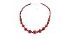 Jay King Red Coral Bead 201 4 Sterling Silver Necklace