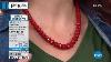 Jay King Sterling Silver Red Coral Bead Necklace And Ear