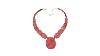 Jay S Pink Coral Beaded Necklace