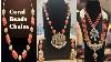 Latest Coral Beads Necklace Designs 22k Trendy Beads Collection Indian Beads Jewelry