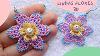 Lindos Aretes Huichol Flor En 3d S Per F Ciles 3d Flower Earrings With Seed Bead