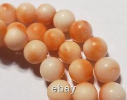 Lovely Vintage Coral Bead Necklace Strand