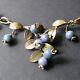 Michael Michaud Bronze Coral Blueberry Necklace Silver Seasons 17.75