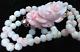 Necklace Angel Skin Carved Graduated Coral With Rose Clasp Rare Find 15 22g Uk