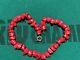 Necklace Coral Ussr Soviet Vintage Beads Red Coral Bead Jewellery Very Rare