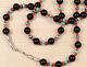 Onyx Coral And Turquoise Bead Necklace X718d