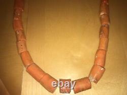 Original Large Nigerian/igbo Esuru Coral Beads Necklace