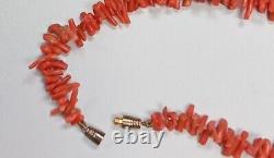 Peach Coral Necklace
