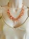 Pink Coral Necklace Genuine Natural Vtg Branch Beads Beaded Collar Choker Real
