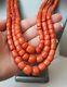 Reserved! 194gr Antique Coral Necklace Natural Undyed Beads
