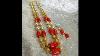 Simple Beautiful Coral Beads Mala Necklace Haram Designs