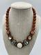 Stephen Dweck Gold Over Sterling Coral Quartz And Mother Of Pearl Necklace 17in