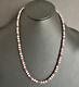 Sterling Silver Red Coral W 6mm Pearls Bead Necklace. 24 Inch