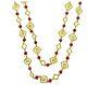 Tabbah Coral Gold Necklace