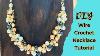 The Best Stash Buster Necklace Easy Diy Wire Crochet Tutorial