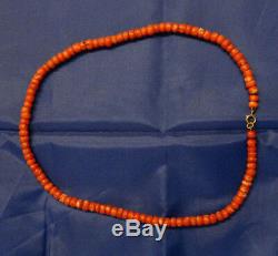 Tibetan'108 Mala' Coral Bead Necklace