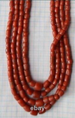 Very Vintage Coral Beads 65,6 Gram Necklace